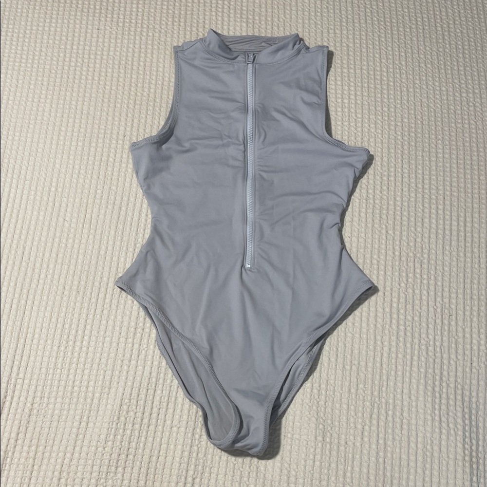 SKIMS Light Gray Women's One Piece Swimsuit